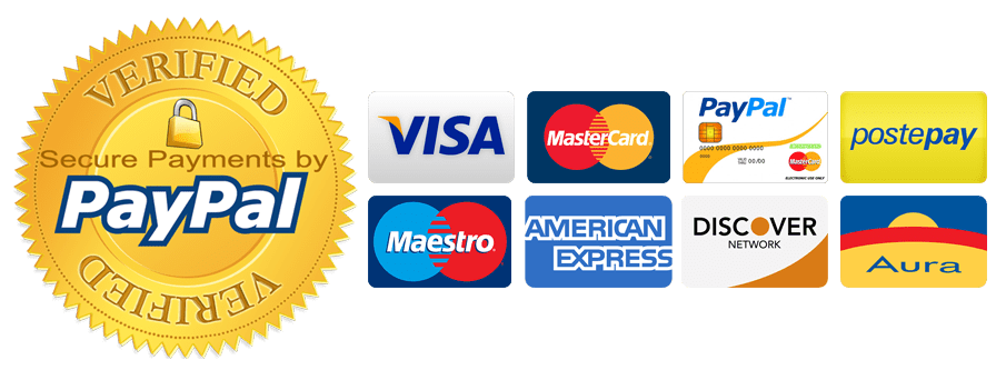Marchio di accettazione Paypal