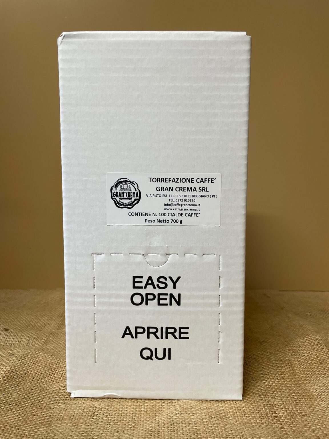 Box 100 Cialde Caffè  "Salvaspazio"